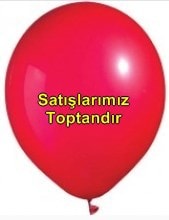 Basksz Krmz balon 12 inc balon
