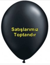 Basksz siyah balon 12 inc balon