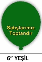 6 inc Yeşil su balonu