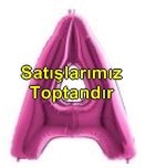 A harfi Sarı Altın Gold folyo harf balon 40 inch 100 cm