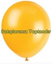 Baskısız 12 inc Metalik Turuncu balon