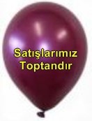 Baskısız bordo balon 12 inc balon