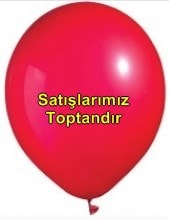 Baskısız Kırmızı balon 12 inc balon