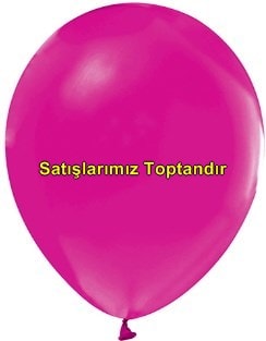 Baskısız Koyu fuşya balon 12 inc balon