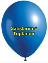 Baskısız Mavi balon 12 inc balon