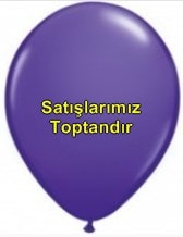 Baskısız mor balon 12 inc balon