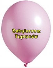 Basksz pembe balon 12 inc balon