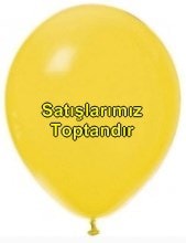 Baskısız Sarı balon 12 inc balon