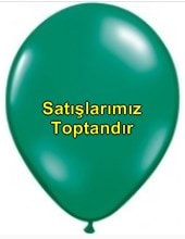 Baskısız yeşil balon 12 inc balon