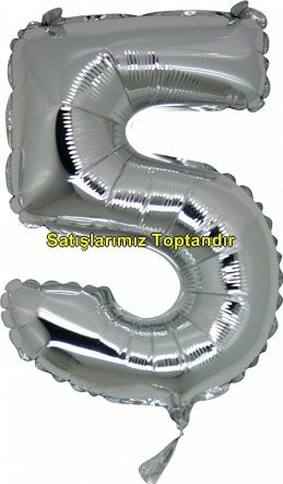 Be rakam Numara gri gm folyo thal kaliteli 14 inc 38 cm folyo balon