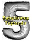 Beş Rakam Gümüş Gri folyo rakam balon 40 inch 100 cm