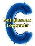 C harfi Sarı Altın Gold folyo harf balon 40 inch 100 cm