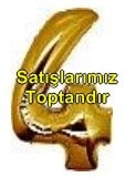 Dört Rakam Sarı Altın Gold folyo rakam balon 40 inch 100 cm
