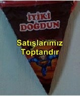 Süperman iyiki doğdun erkek parti malzemesi
