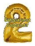 İki Rakam Sarı Altın Gold folyo rakam balon 40 inch 100 cm