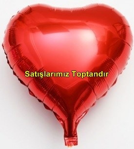 Kırmızı kalp folyo balon 36 inc