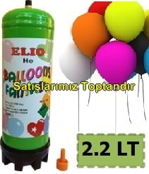 Ev tipi kullan at helyum tüpü gazı 2.2 litre