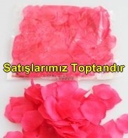 Pembe kumaş gül yaprağı 150 li