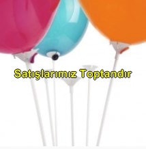 Plastik balon çubuğu ve aparatı