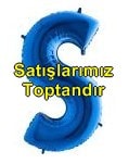 S harfi Sarı Altın Gold folyo harf balon 40 inch 100 cm