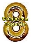 Sekiz Rakam Sarı Altın Gold folyo rakam balon 40 inch 100 cm