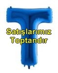 T harfi Sarı Altın Gold folyo harf balon 40 inch 100 cm