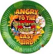 Angry bird tabak parti malzemesi 8 adet