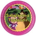 Masha ve Koca Ayı tabak parti malzemesi 8 adet